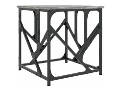 Mesa de centro madera de ingeniería gris Sonoma 45x45x47,5 cm
