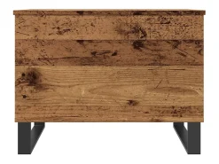 Mesa de centro madera de ingeniería envejecida 60x44,5x45 cm