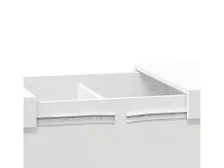Mesa de centro madera de ingeniería blanco 100x55x40 cm