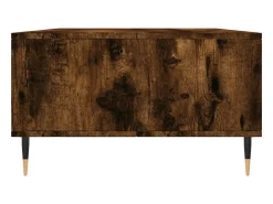 Mesa de centro madera de ingeniería roble ahumado 104x60x35 cm