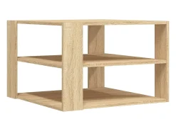Mesa de centro madera de ingeniería roble Sonoma 58x58x40cm
