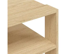 Mesa de centro madera de ingeniería roble Sonoma 58x58x40cm