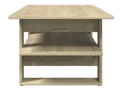 Mesa de centro madera de ingeniería roble Sonoma 102x55x42 cm