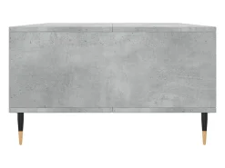 Mesa de centro madera de ingeniería gris hormigón 104x60x35 cm