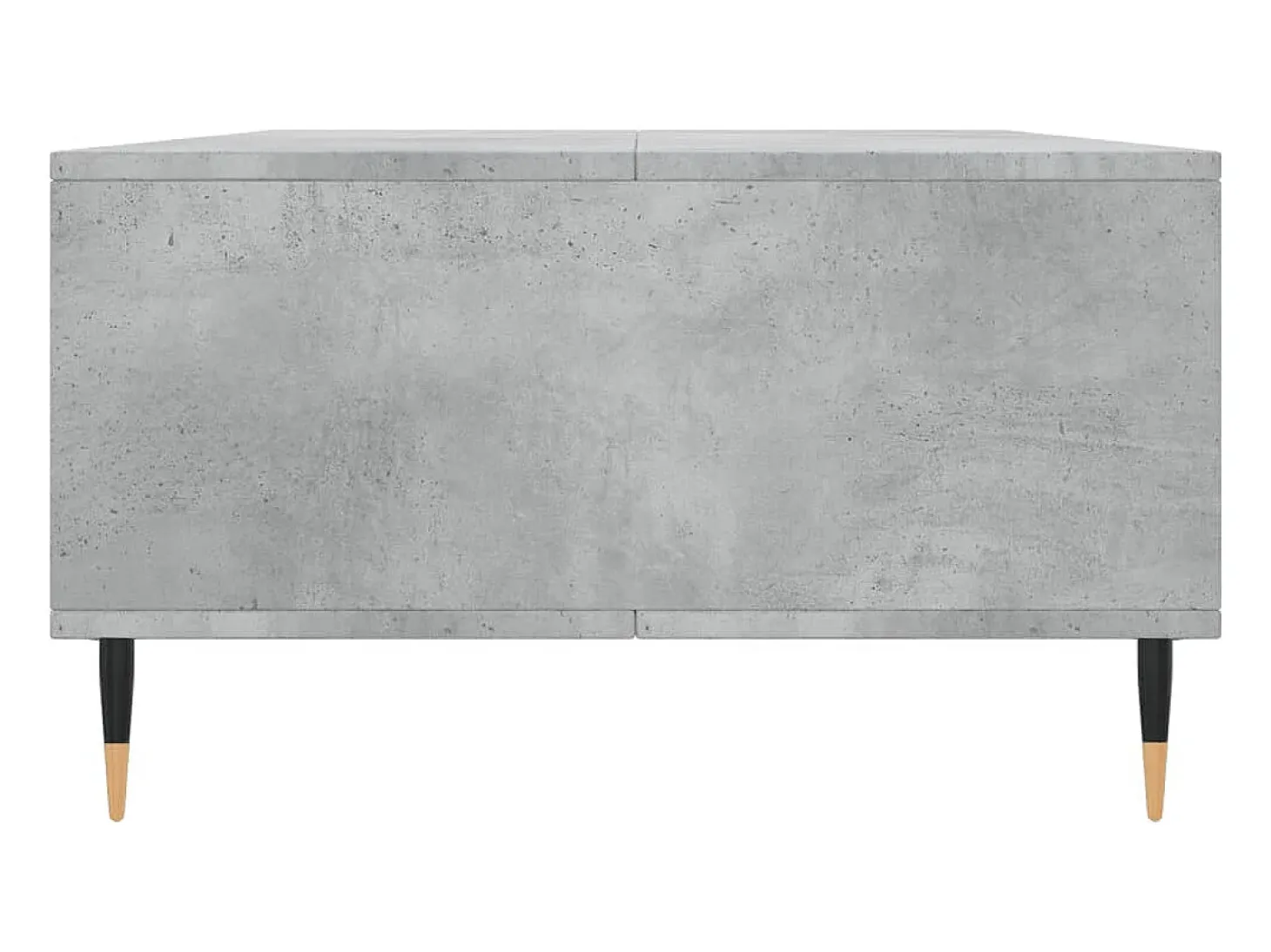 Mesa de centro madera de ingeniería gris hormigón 104x60x35 cm