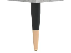 Mesa de centro madera de ingeniería gris hormigón 104x60x35 cm