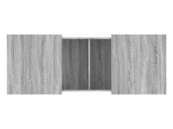 Mesa de centro madera de ingeniería gris Sonoma 100x55x40 cm