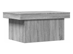 Mesa de centro madera de ingeniería gris Sonoma 100x55x40 cm