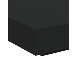 Mesa de centro madera de ingeniería negro 100x100x31 cm