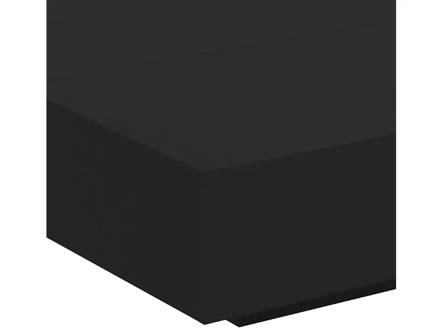 Mesa de centro madera de ingeniería negro 100x100x31 cm