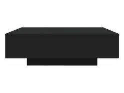 Mesa de centro madera de ingeniería negro 100x100x31 cm