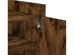 Mesa de centro madera de ingeniería roble ahumado 100x50x50 cm