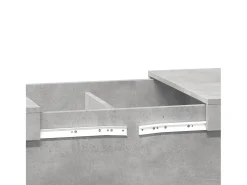 Mesa de centro madera de ingeniería gris hormigón 80x55x40 cm