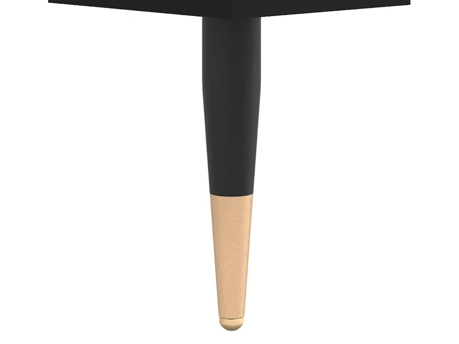 Mesa de centro madera de ingeniería negro 102x44,5x50 cm