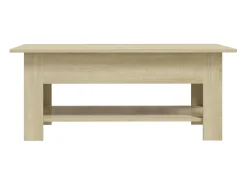Mesa de centro madera de ingeniería roble Sonoma 102x55x42 cm