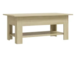 Mesa de centro madera de ingeniería roble Sonoma 102x55x42 cm