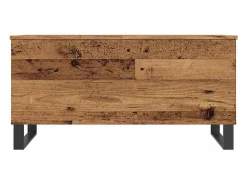 Mesa de centro madera de ingeniería envejecida 90x44,5x45 cm