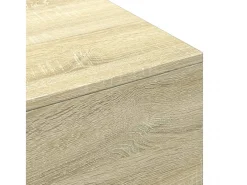 Mesa de centro madera de ingeniería roble Sonoma 100x49,5x31 cm