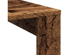 Mesa de centro madera de ingeniería envejecida 100x100x35 cm