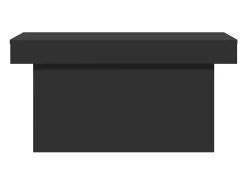 Mesa de centro madera de ingeniería negro 100x55x40 cm