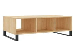 Mesa de centro madera de ingeniería roble Sonoma 104x60x35 cm