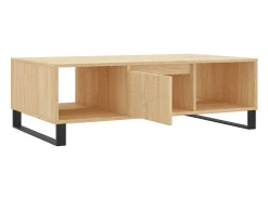 Mesa de centro madera de ingeniería roble Sonoma 104x60x35 cm