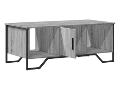 Mesa de centro madera de ingeniería gris Sonoma 100x51x40 cm