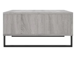 Mesa de centro madera de ingeniería gris Sonoma 60x60x30 cm
