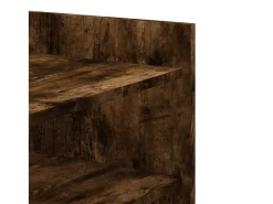 Mesa de centro madera de ingeniería roble ahumado 100x50x50 cm