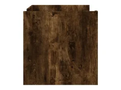 Mesa de centro madera de ingeniería roble ahumado 100x50x50 cm
