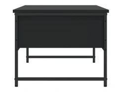 Mesa de centro madera de ingeniería negro 101x49x39,5 cm