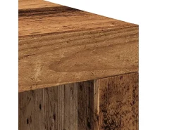 Mesa de centro madera de ingeniería envejecida 102x50x35 cm