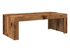 Mesa de centro madera de ingeniería envejecida 102x50x35 cm