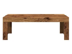 Mesa de centro madera de ingeniería envejecida 102x50x35 cm