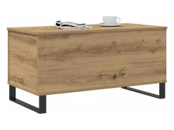 Mesa de centro madera de ingeniería roble artisan 90x44,5x45 cm