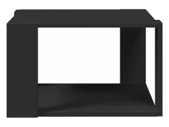 Mesa de centro madera de ingeniería negra 51,5x51,5x30 cm