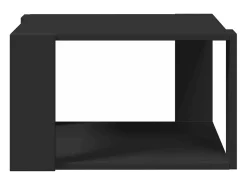 Mesa de centro madera de ingeniería negra 51,5x51,5x30 cm