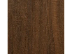 Mesa de centro madera de ingeniería roble marrón 107x107x40 cm