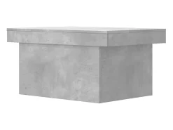 Mesa de centro madera de ingeniería gris hormigón 100x55x40 cm
