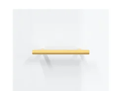 Mesa de centro madera de ingeniería brillo blanco 50x50x40 cm