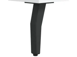 Mesa de centro madera de ingeniería blanca 50x50x40 cm