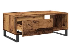 Mesa de centro madera de ingeniería envejecida 90x50x36,5 cm
