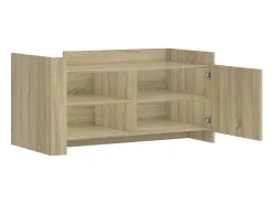 Mesa de centro madera de ingeniería roble Sonoma 100x50x50 cm