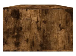 Mesa de centro madera de ingeniería roble ahumado 102x55x35 cm