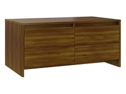 Mesa de centro madera de ingeniería marrón roble 90x50x41,5 cm