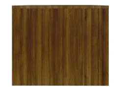 Mesa de centro madera de ingeniería marrón roble 90x50x41,5 cm