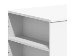 Mesa de centro madera de ingeniería blanco 102x55x42 cm