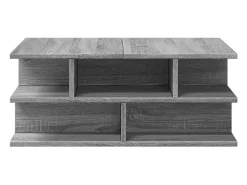 Mesa de centro madera de ingeniería gris Sonoma 70x70x29 cm