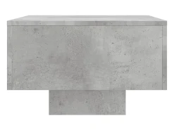 Mesa de centro madera de ingeniería gris hormigón 100x49,5x31cm