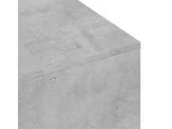 Mesa de centro madera de ingeniería gris hormigón 100x49,5x31cm